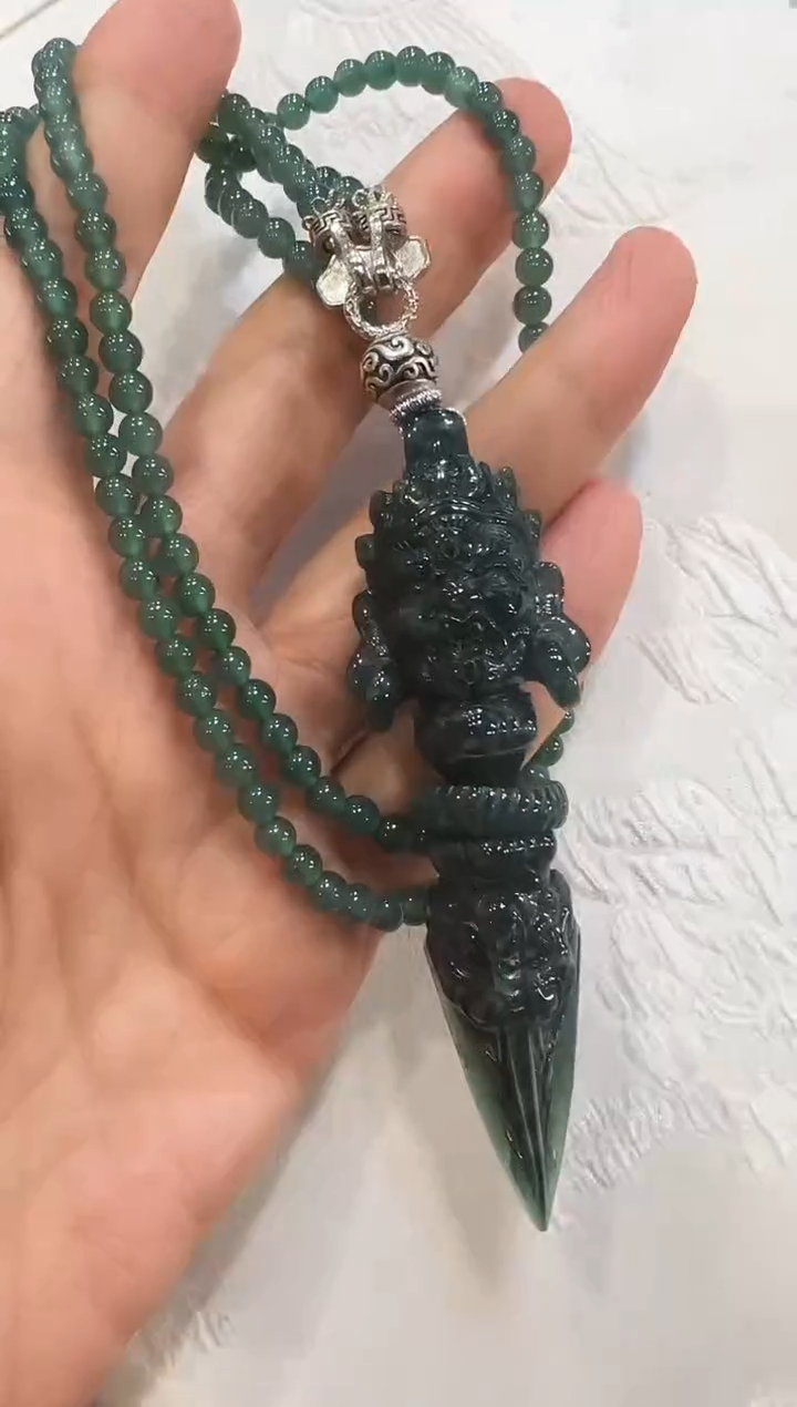 颈饰未镶嵌翡翠国风
