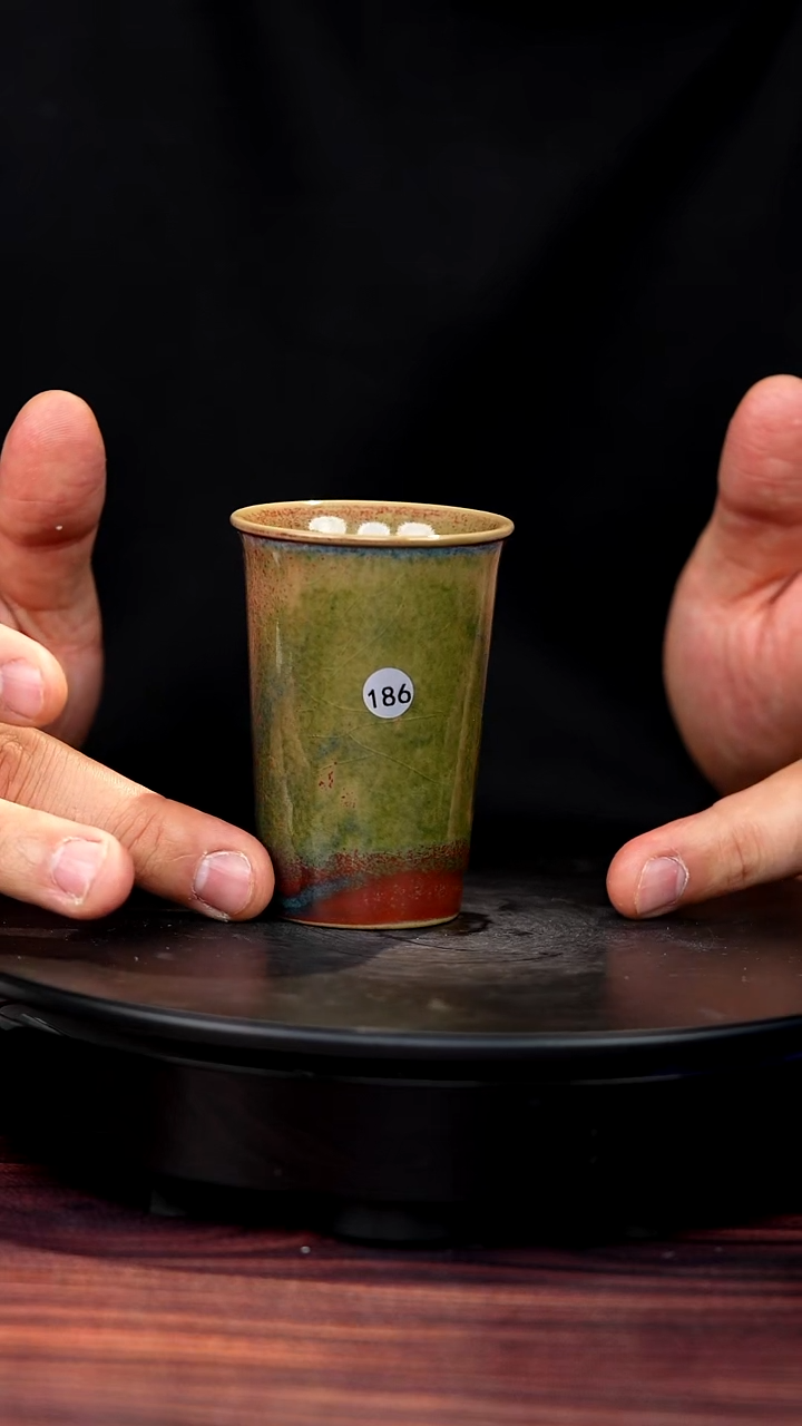 186#李盼龙一级品原矿钧瓷闻香杯