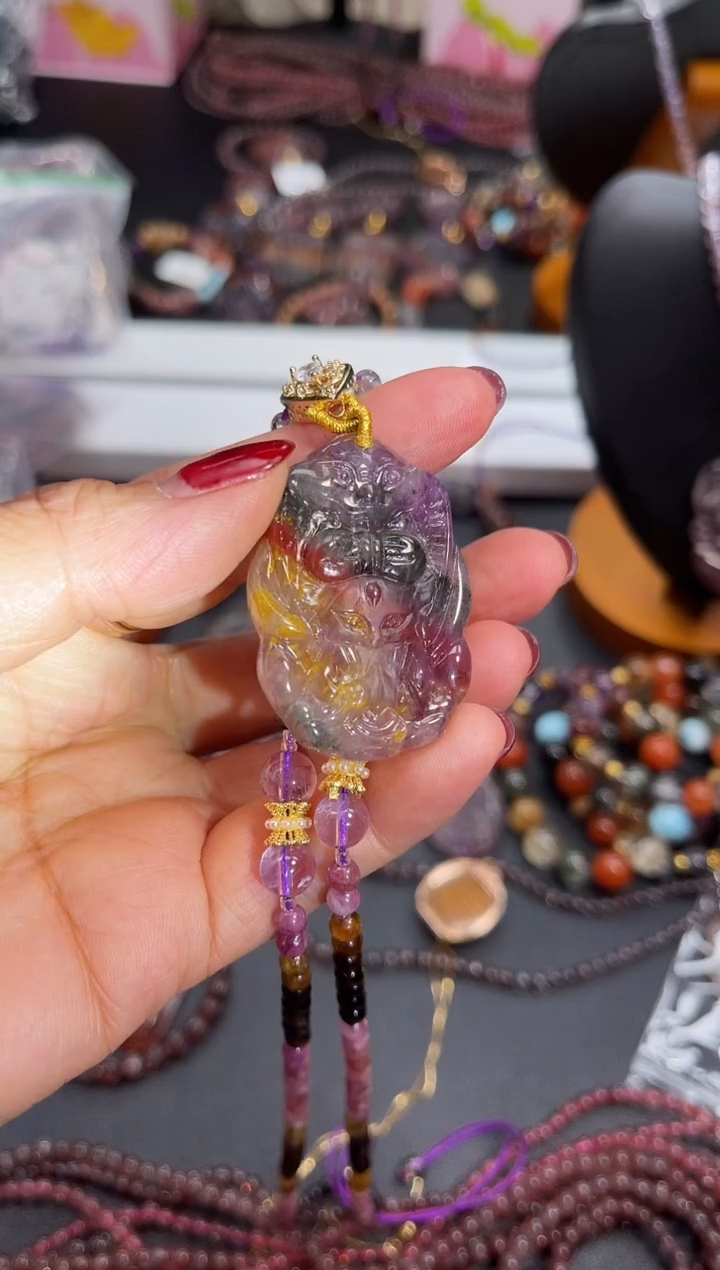 【闪购商品】水晶颈饰未镶嵌【百晶灵儿】天然水晶定制款