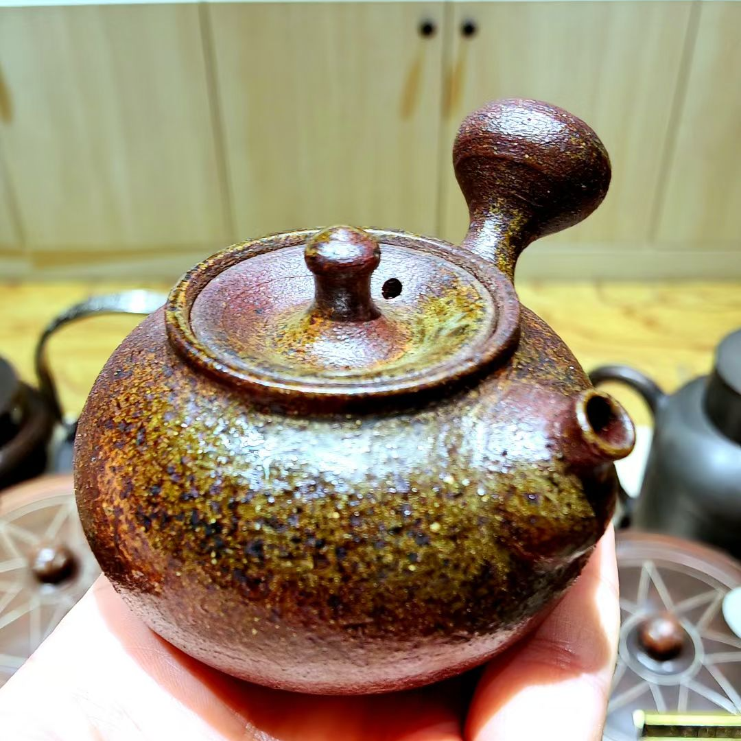 高档高温柴烧纯手工坭兴陶泡茶壶复古茶具
