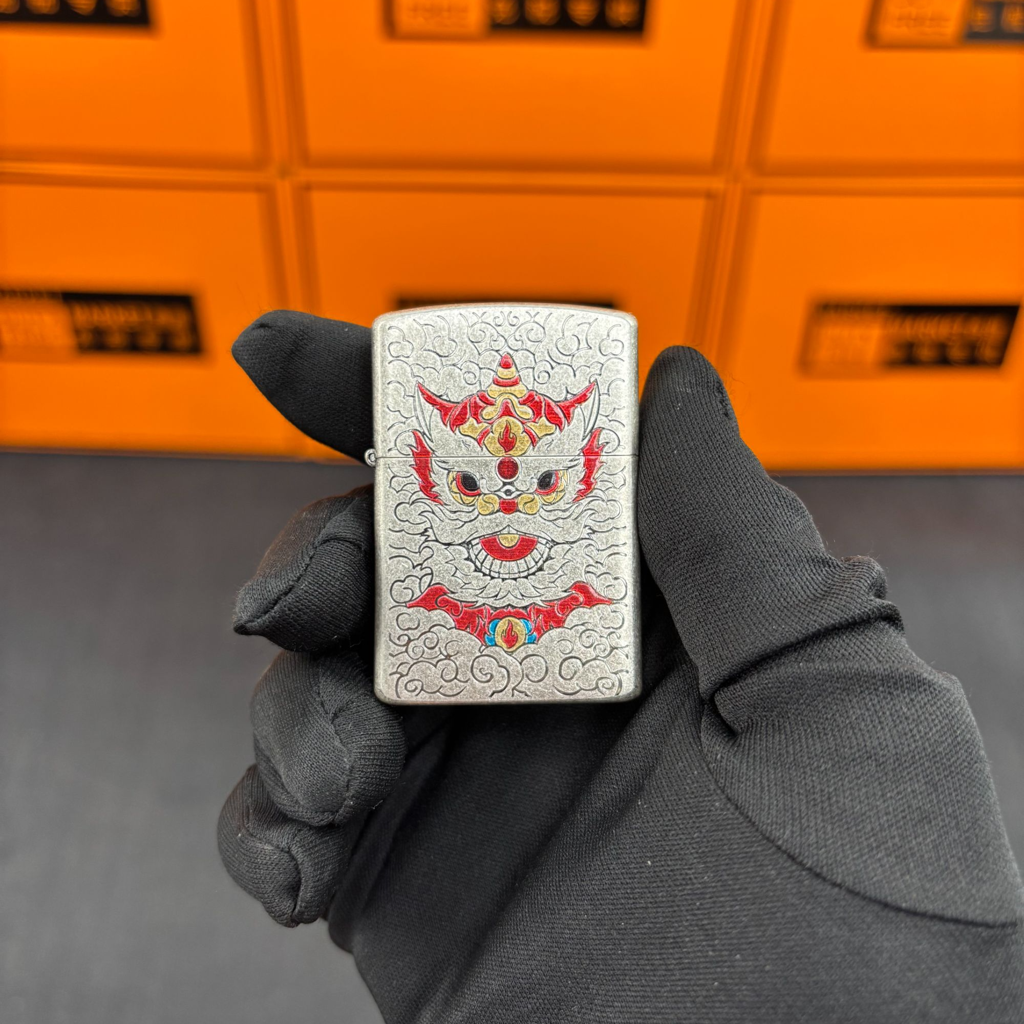 ZORRO佐罗爆款古银鸿运当头煤油打火机A