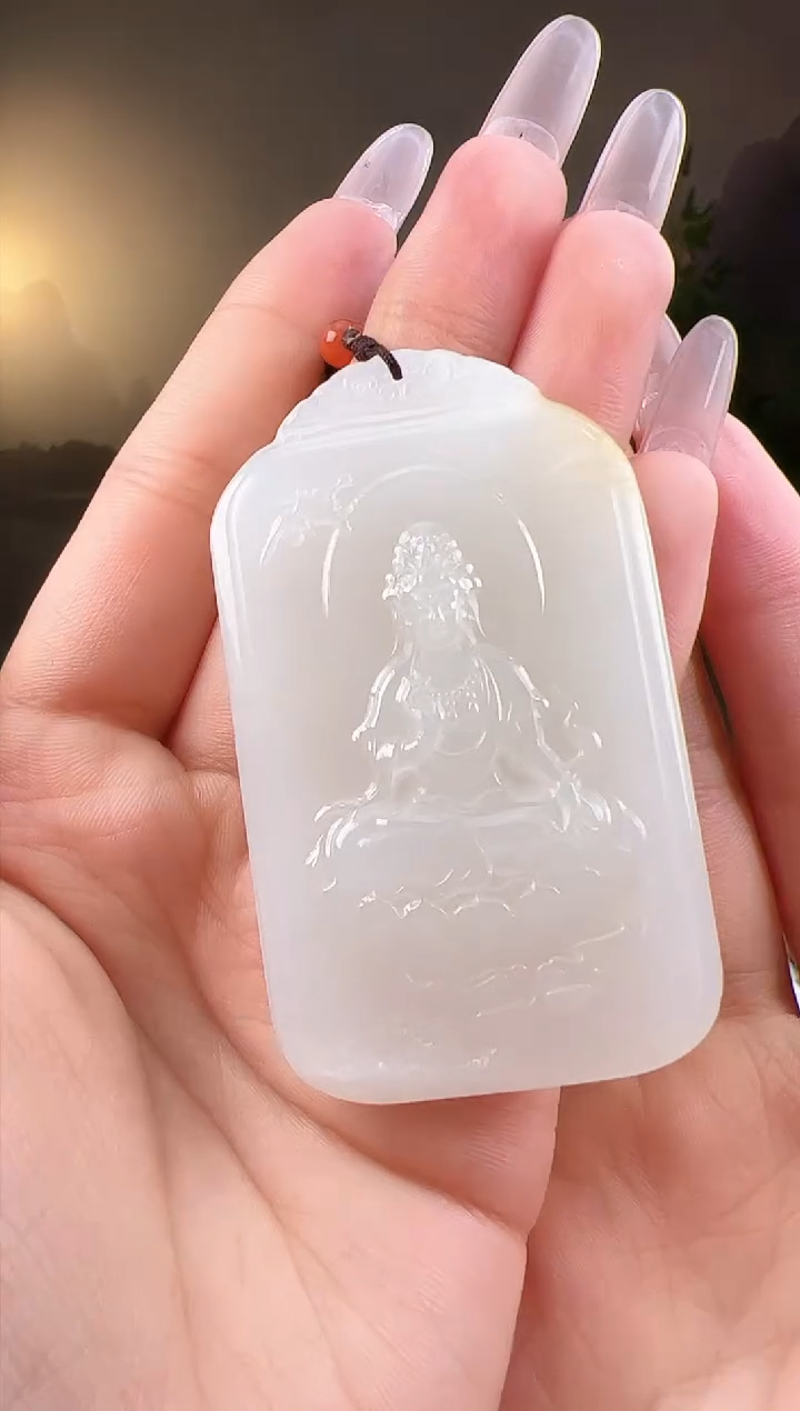 【闪购商品】和田玉颈饰未镶嵌观音154