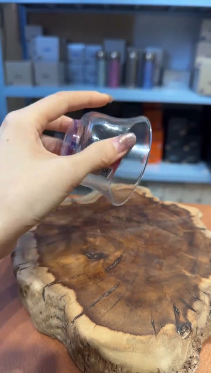 禾器清杯浅紫色主人杯