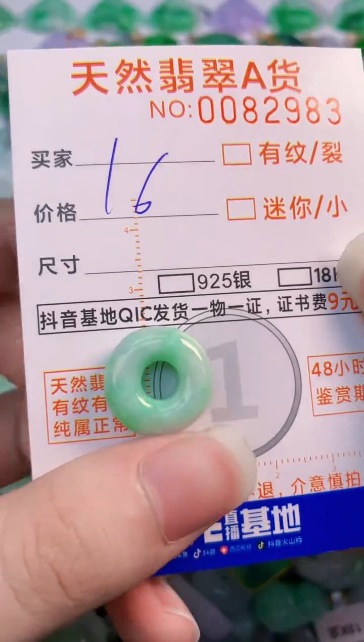 翡翠未镶嵌颈饰         1