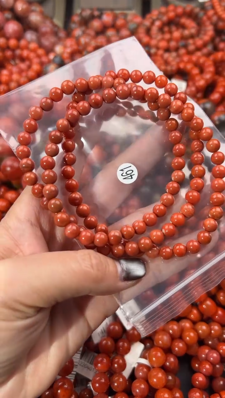 未镶嵌手串南红玛瑙6+