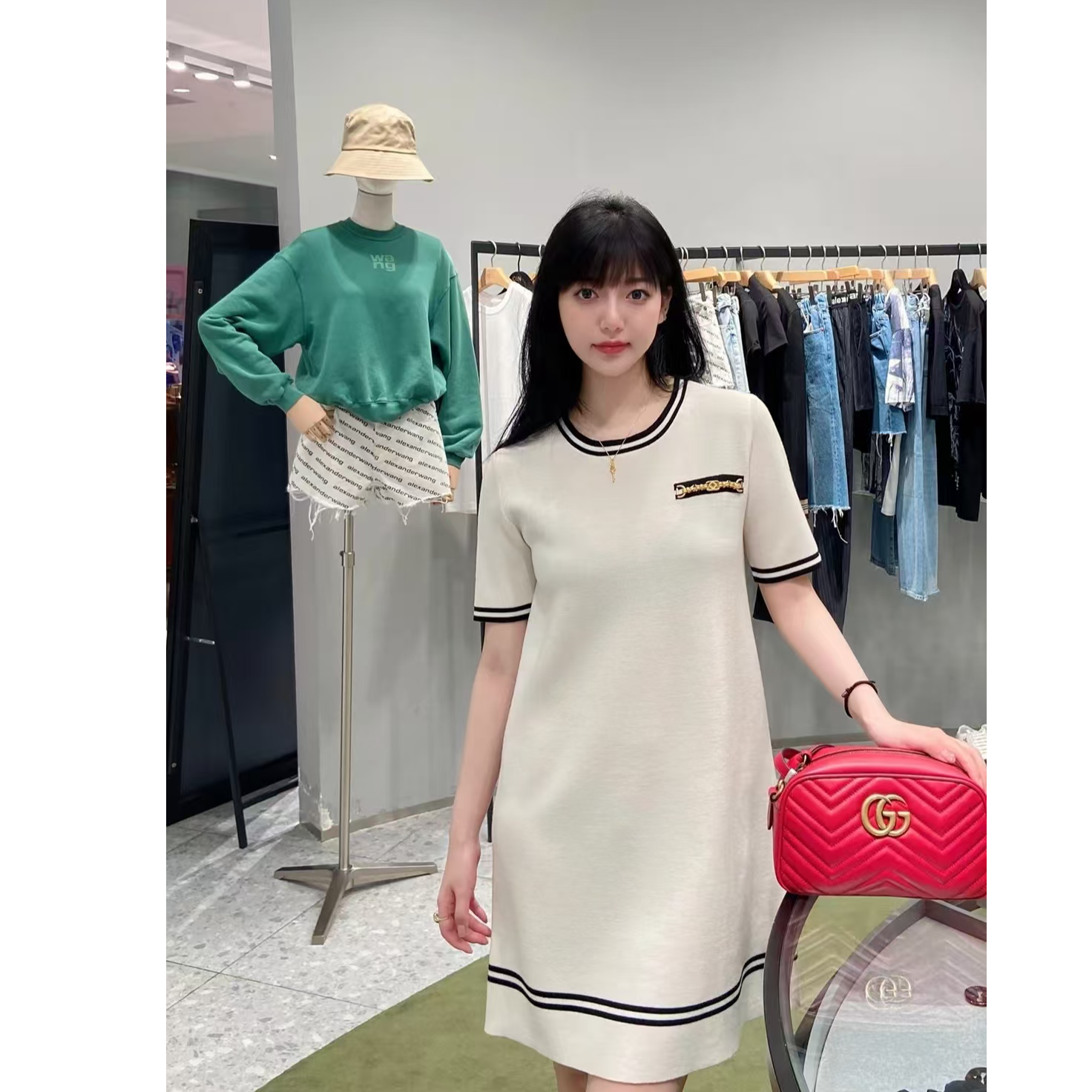 99新 GUCCI/古驰 双双臻选/bb10033/古驰/连衣裙/M码