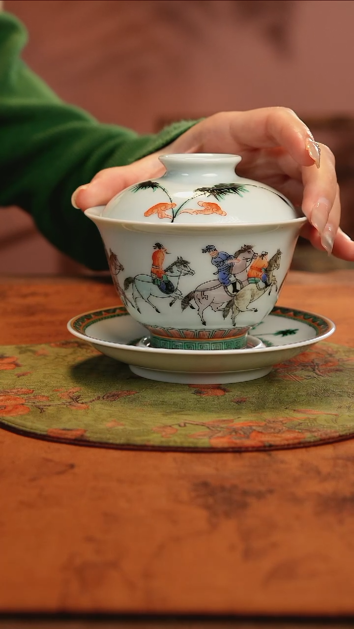 【闪购商品】江华彬亲工古艺华彩五王醉归