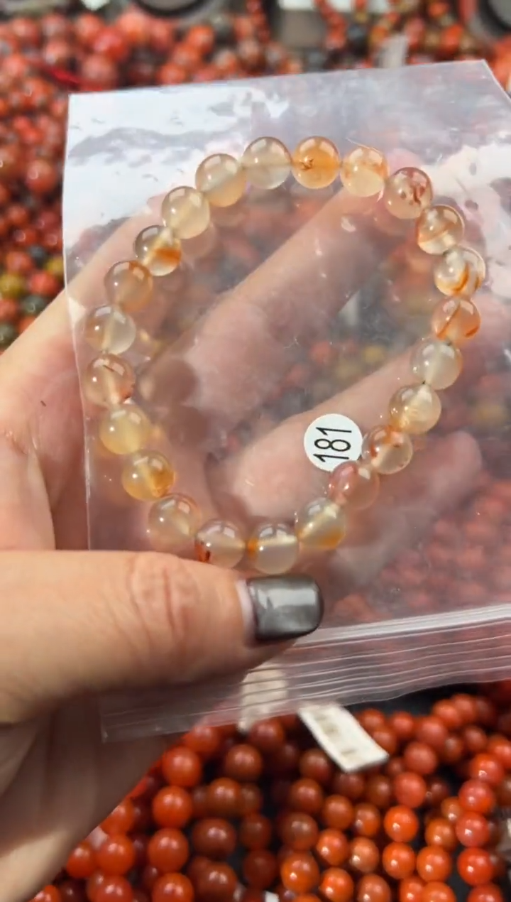 未镶嵌手串南红玛瑙8+