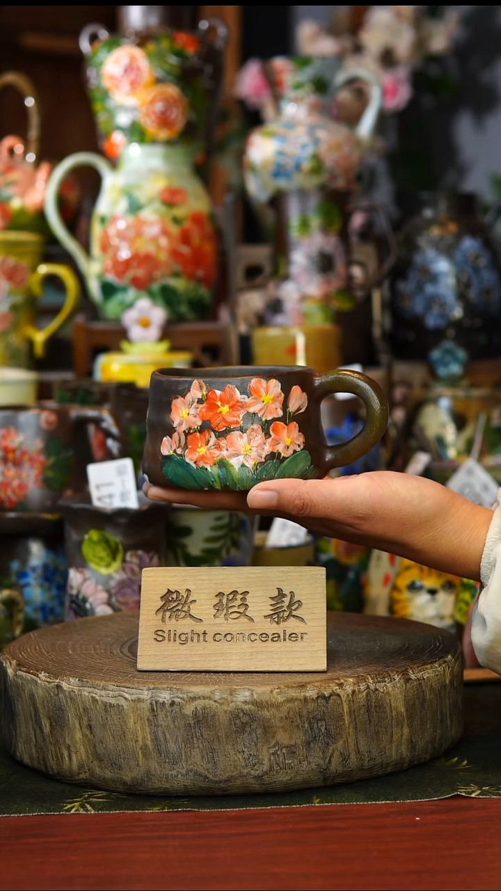 陶瓷47景德镇手工手绘釉下彩