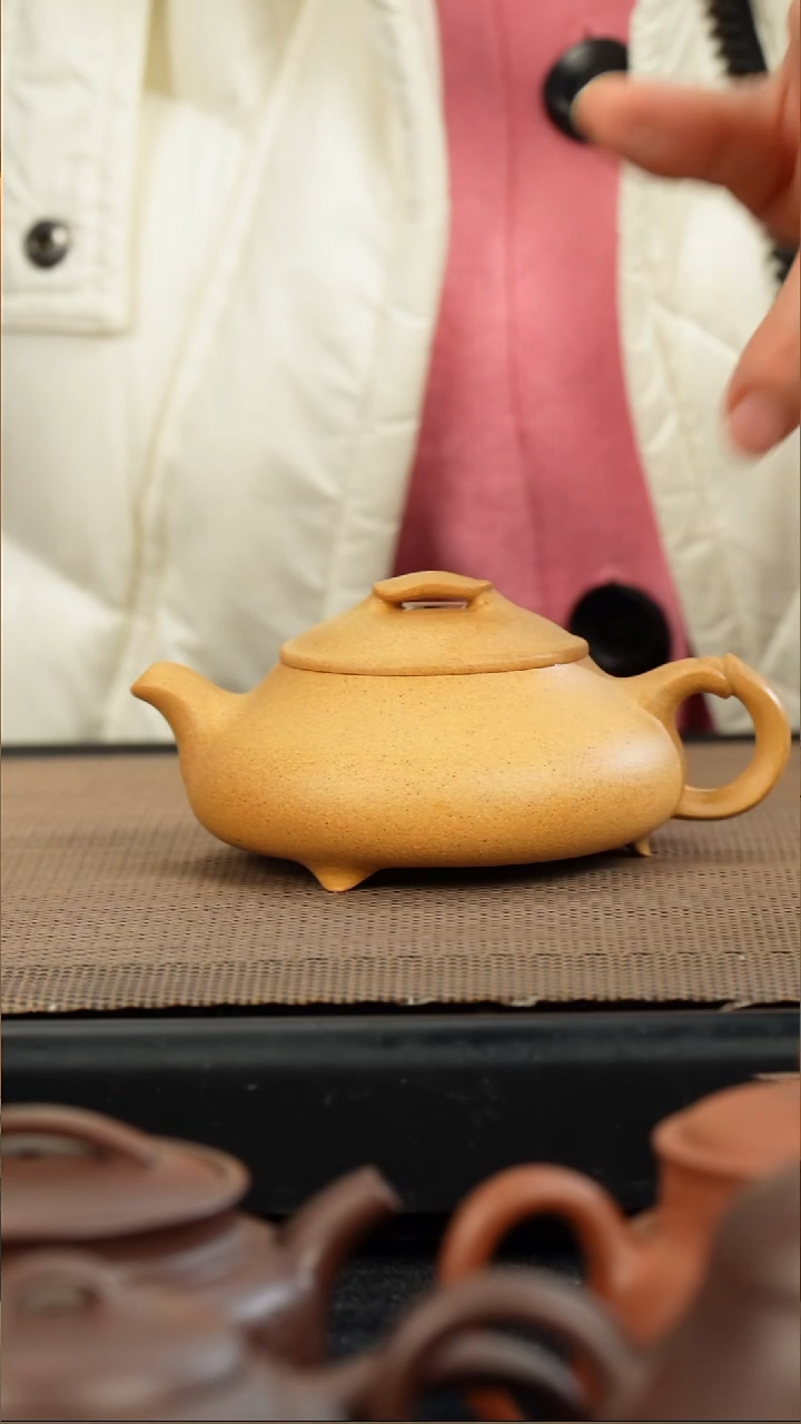 茶壶紫砂奋***生黄金段简瓢150