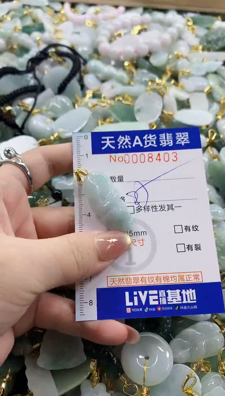 颈饰未镶嵌翡翠天然A货翡翠