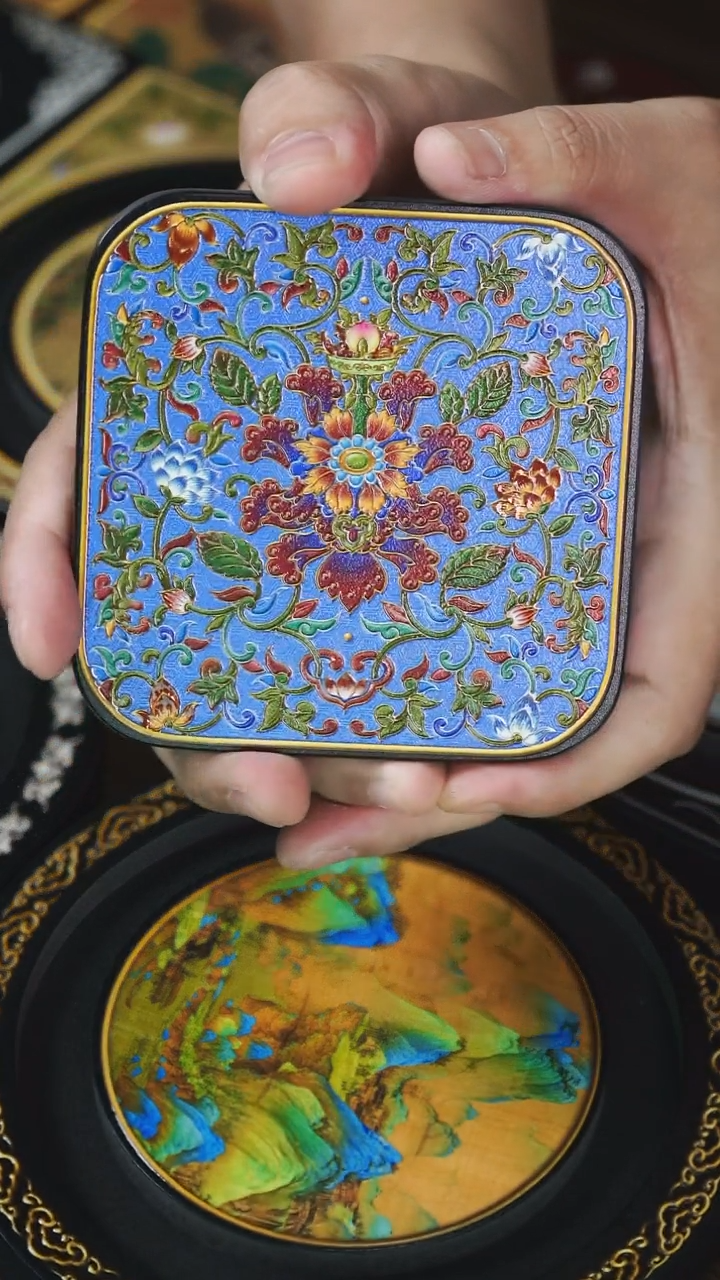 壹藏贰宝繁花杯垫一片