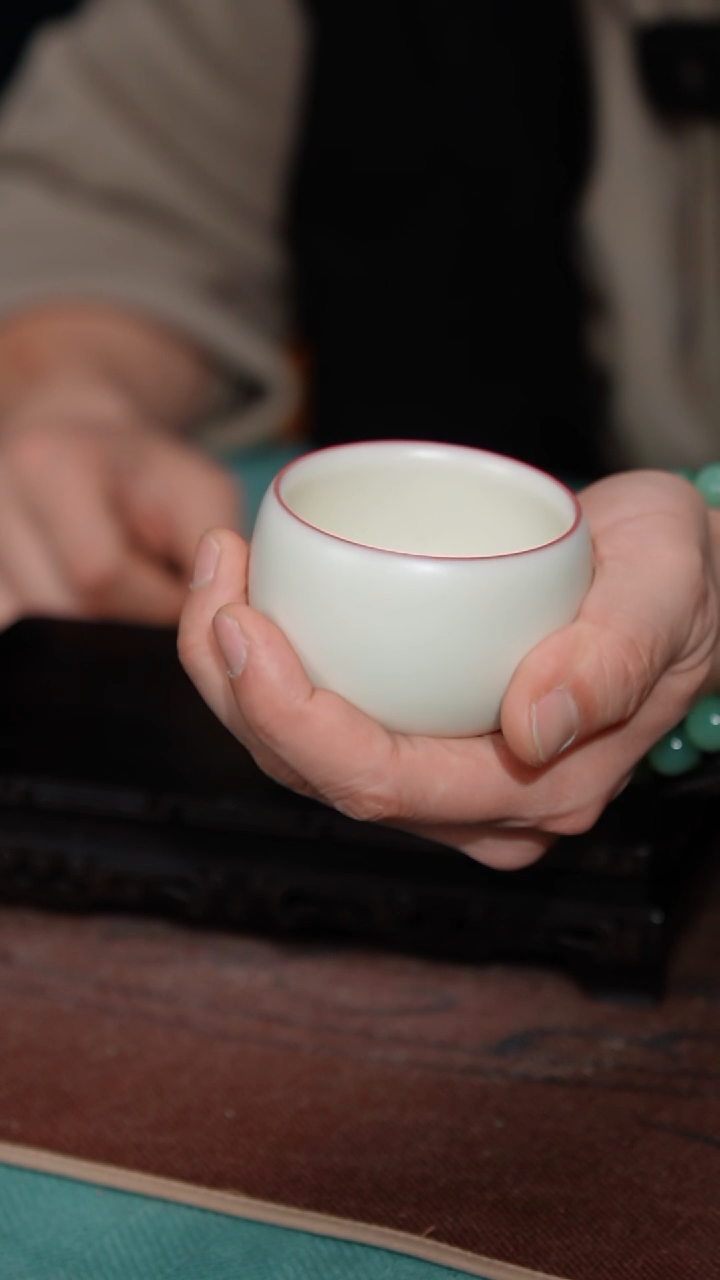 【闪购商品】85-1圆满杯（粉胎 南山堂）