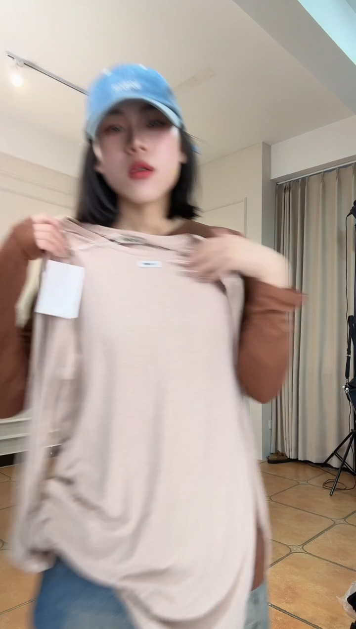 b**O设计师品牌粉色马甲S码