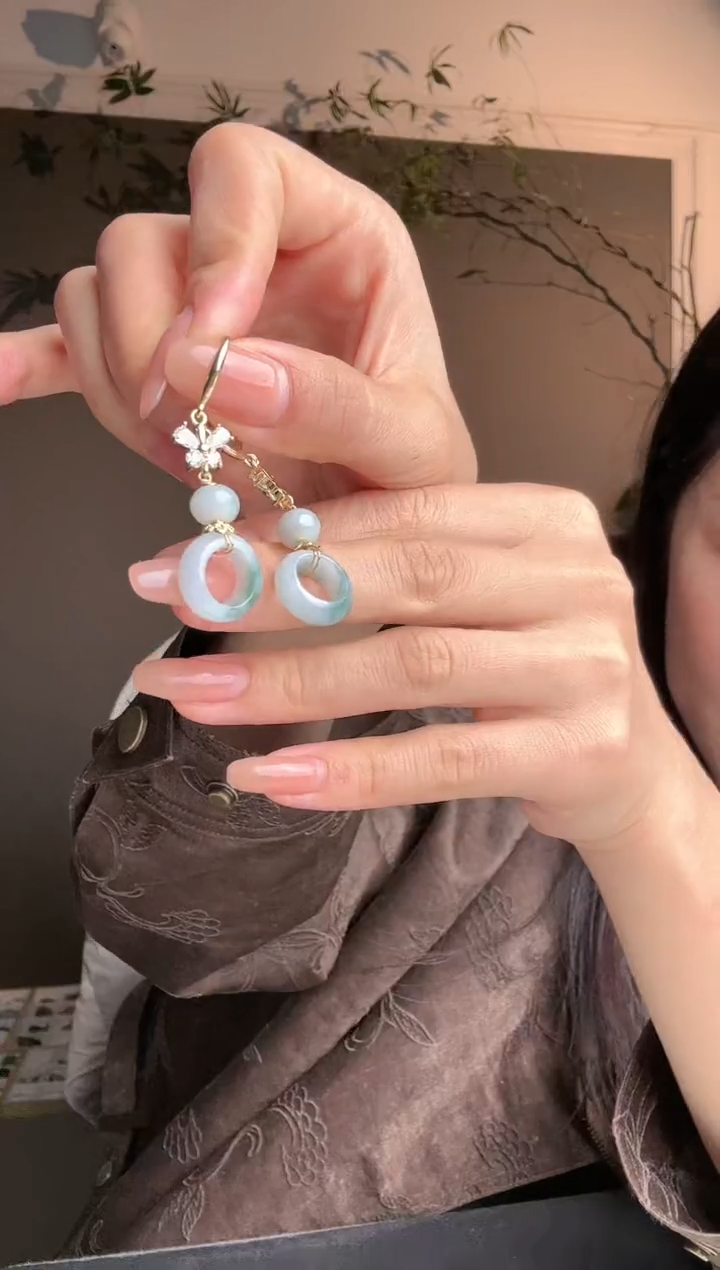 【闪购商品】定制翡翠未镶嵌甜甜圈99+10-lhp120