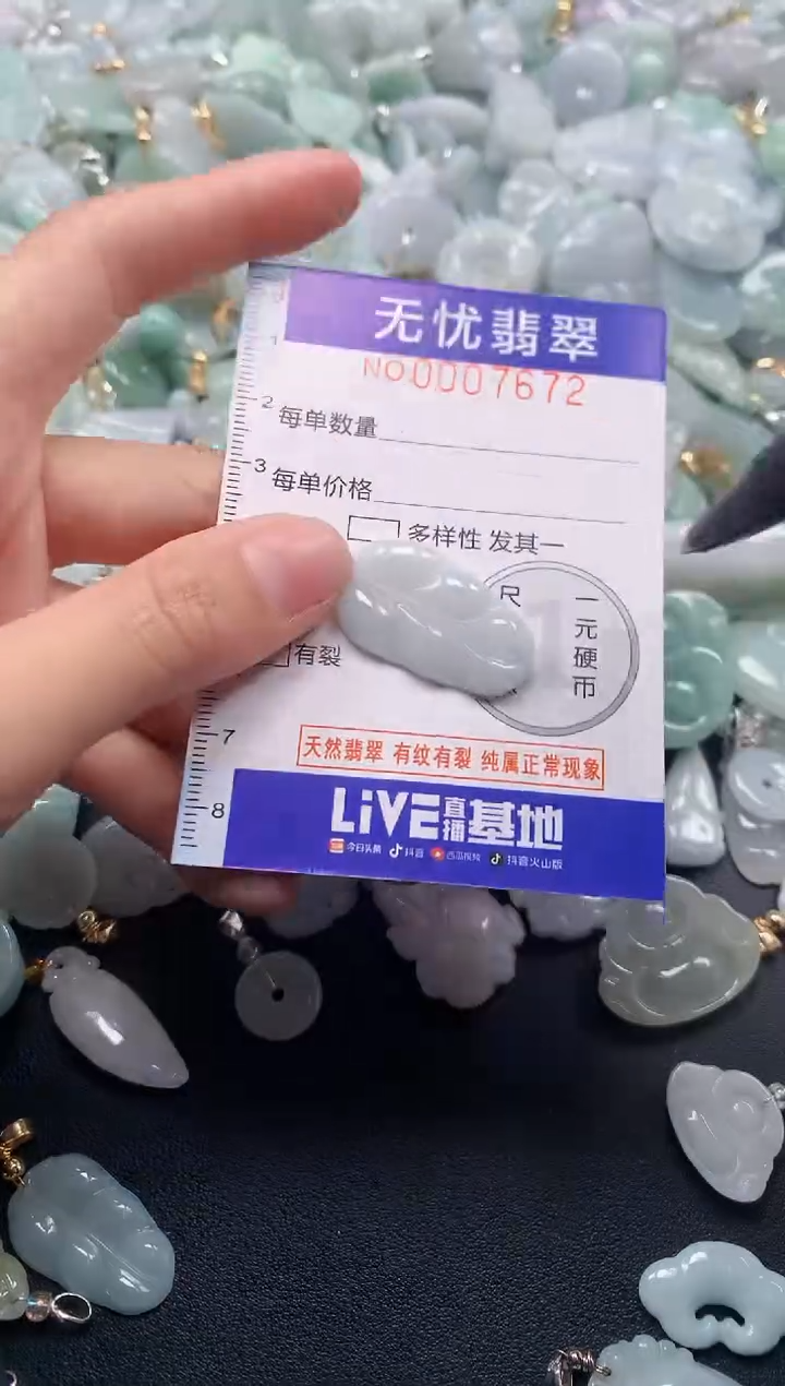 颈饰未镶嵌翡翠7672