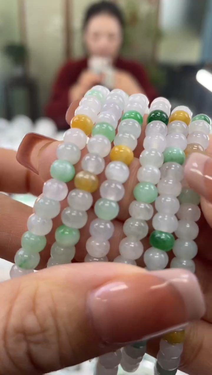 未镶嵌手串翡翠多宝算盘珠   多样性发货发一件