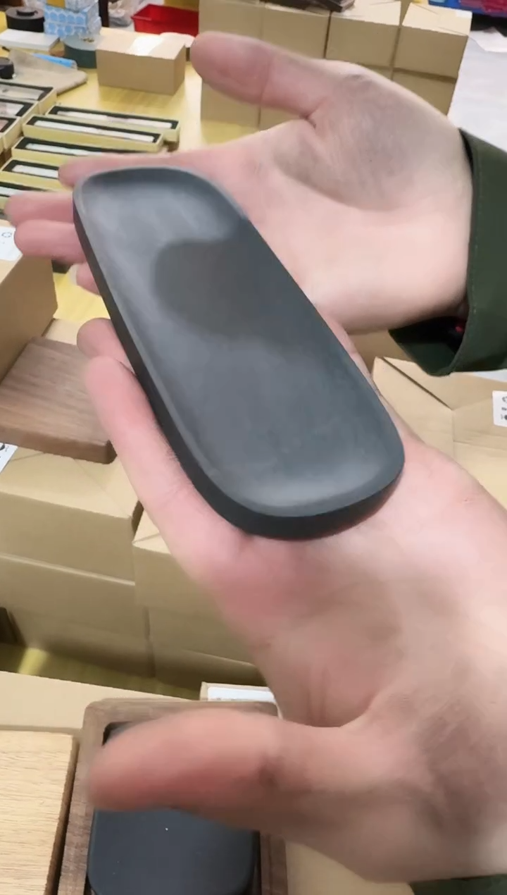 原石长条砚池1个