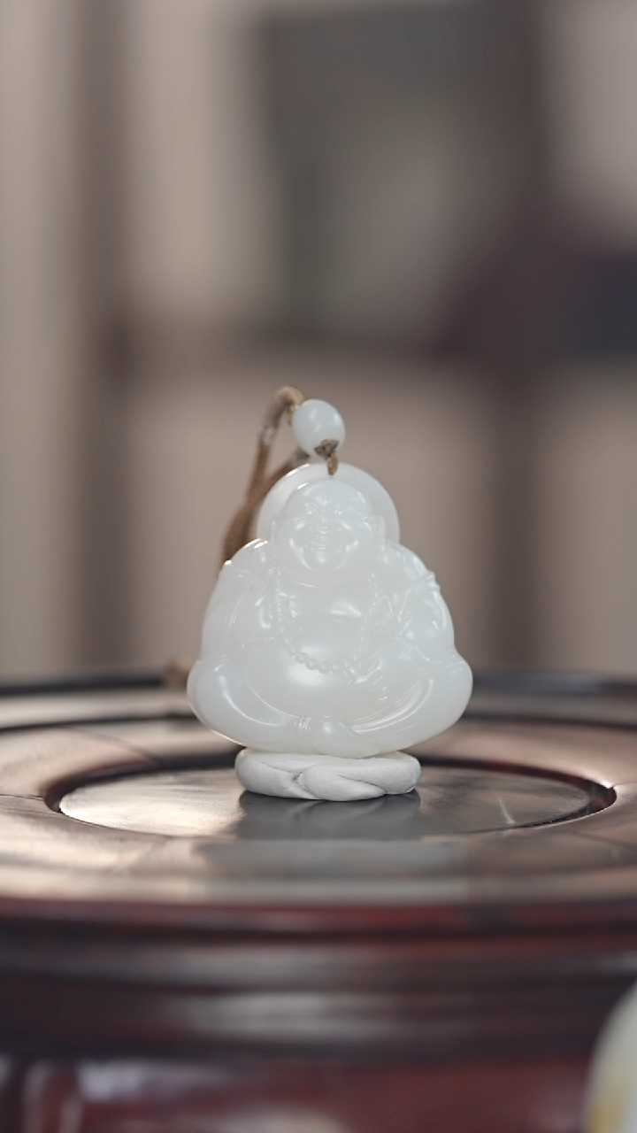 【闪购商品】和田玉挂件未镶嵌弥勒