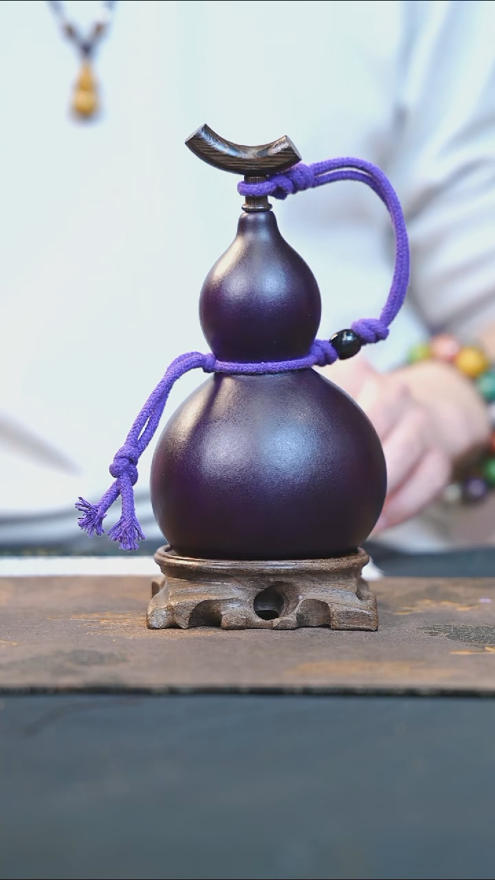 【闪购商品】RU209大漆酒葫芦不包手串及旋转底座