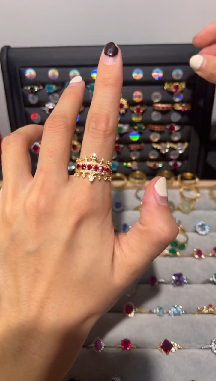 【闪购商品】红宝石戒指银S925镶嵌0000