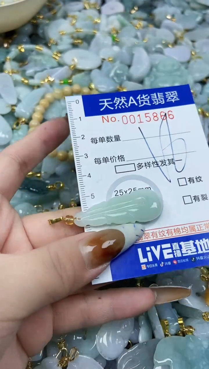 【闪购商品】翡翠颈饰未镶嵌天然A货翡翠