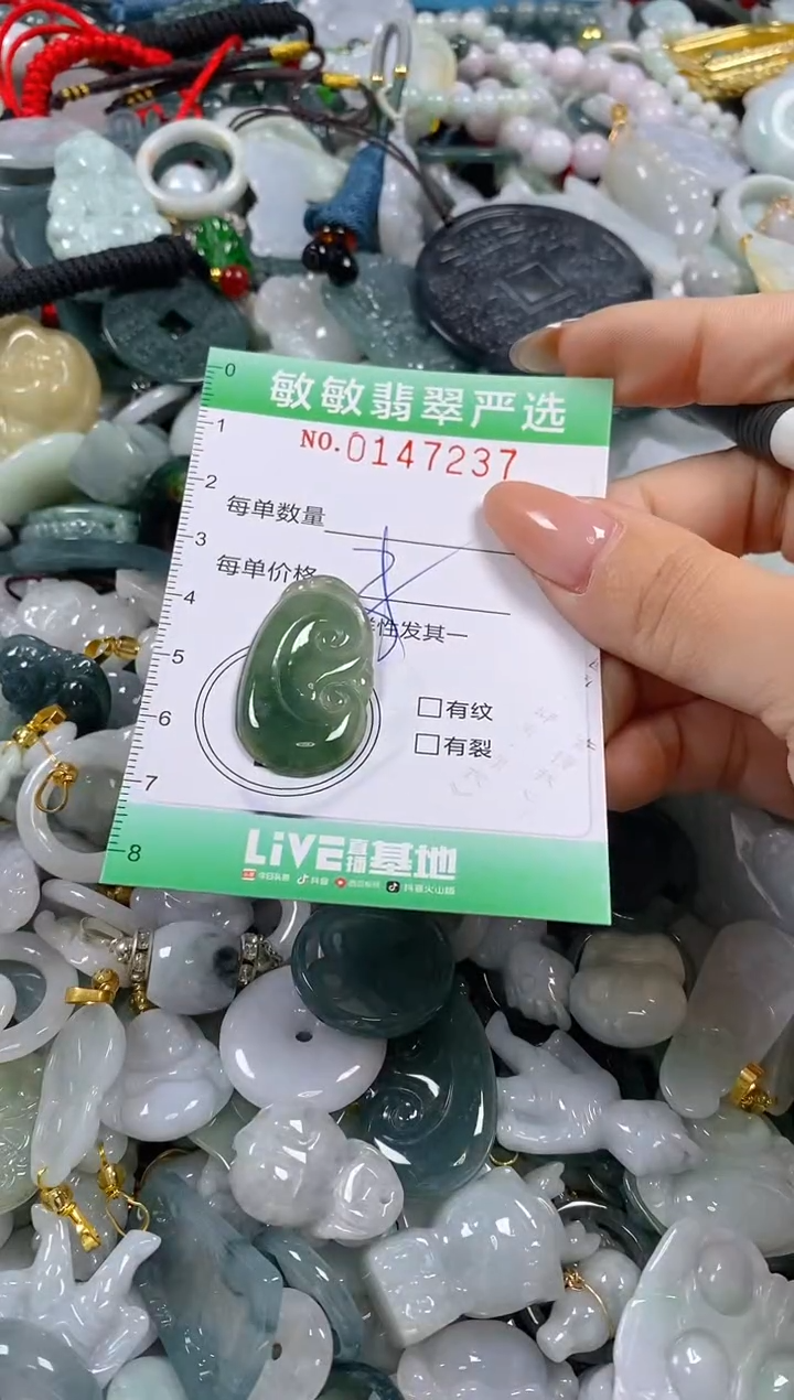 翡翠未镶嵌颈饰闪购0147237