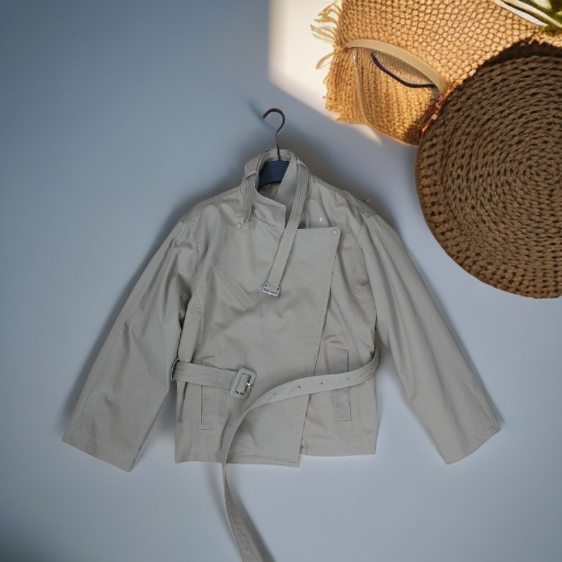 短款加棉加厚外套韩版时尚保暖立领百搭休闲女款纯色外套50659899