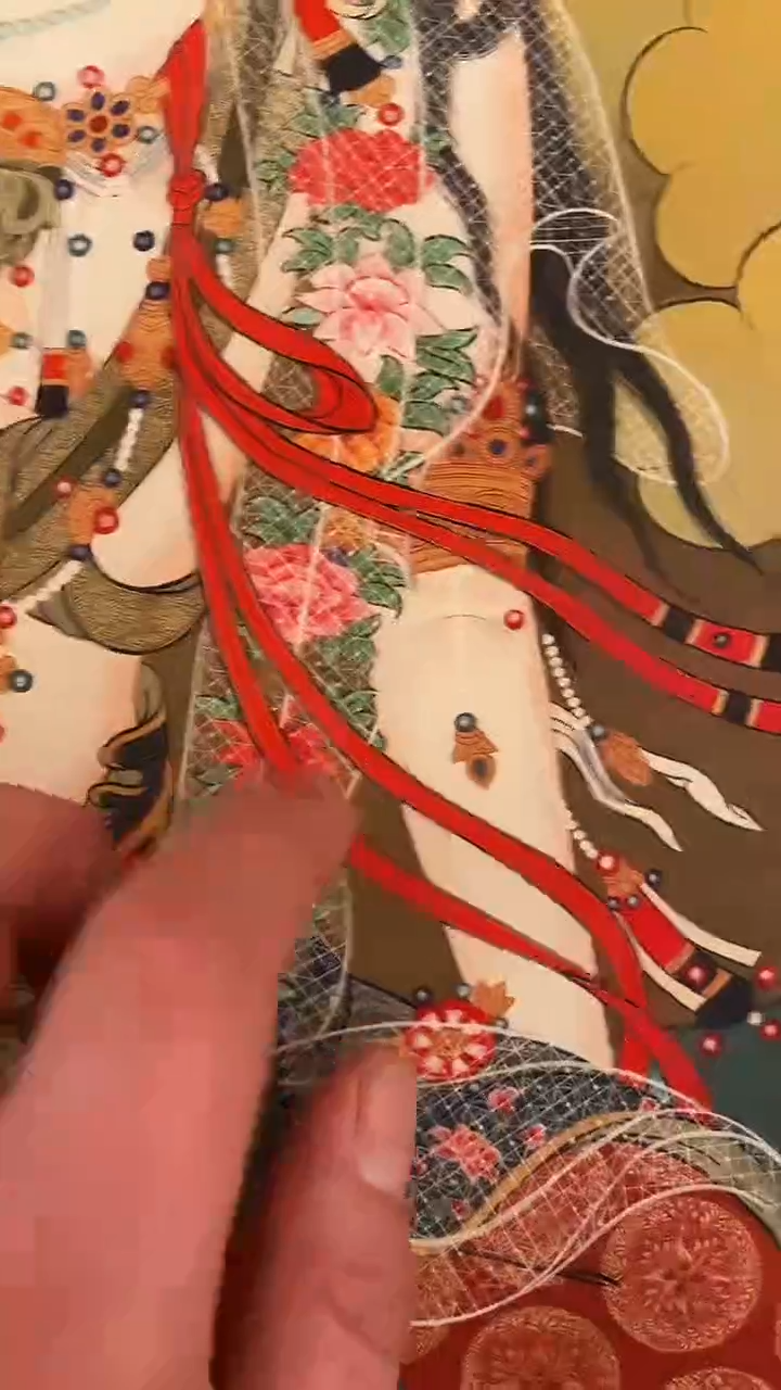 装裱画精美唐卡tk16108