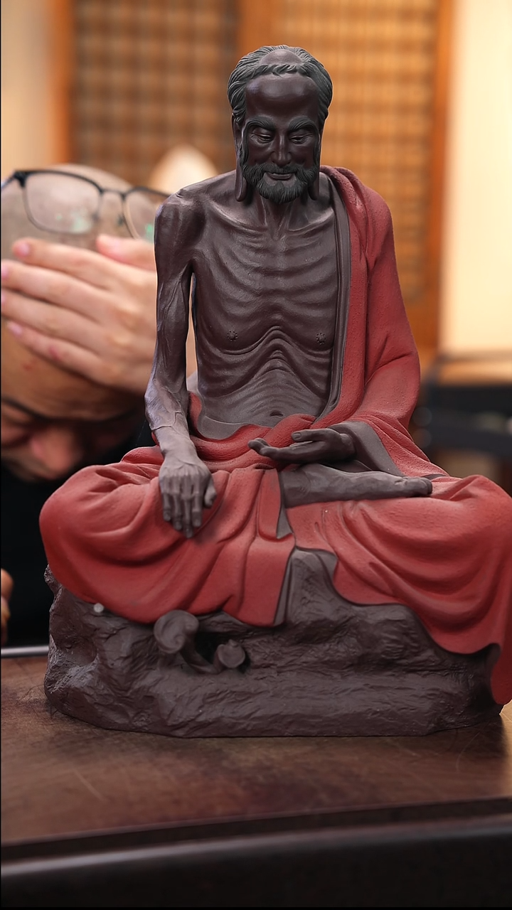 紫砂茶宠紫砂达摩