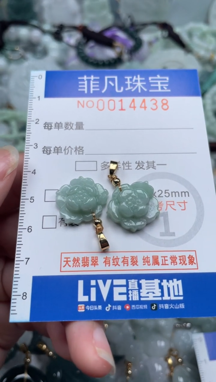 颈饰未镶嵌翡翠14438