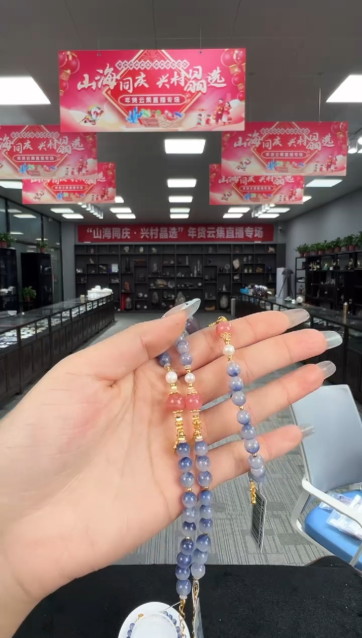 【闪购商品】水晶手链银S925镶嵌rj4397约5mm多样性发一件