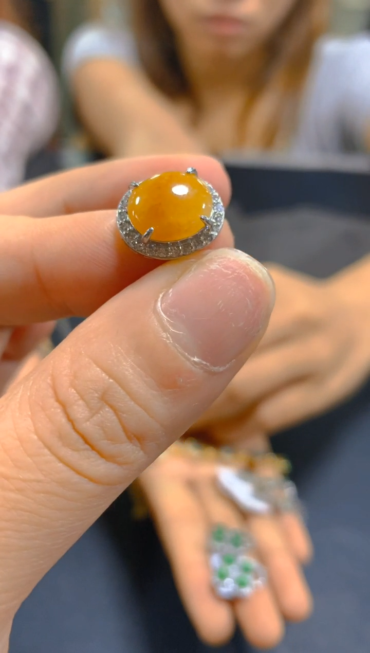 翡翠戒指未镶嵌0800250856多样性发一