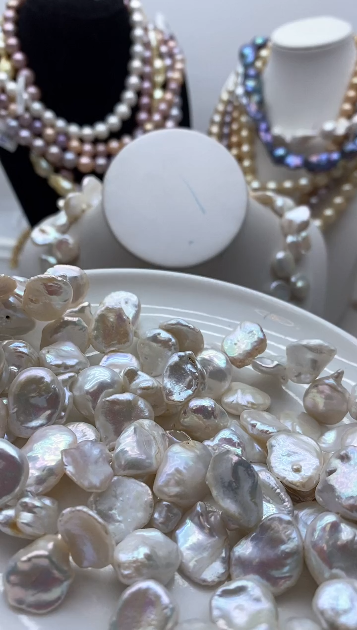 【闪购商品】淡水珍珠颈饰钛钢143