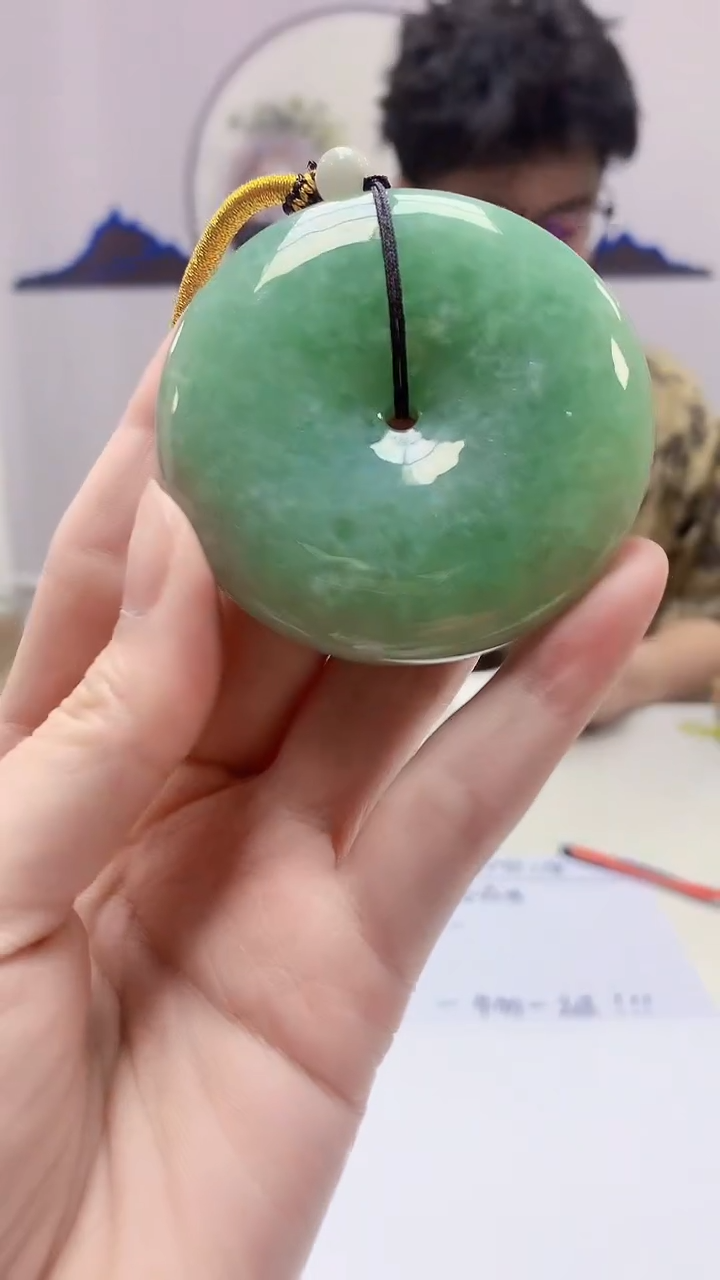 【闪购商品】定制翡翠未镶嵌4688zm-毛货挂件扣子77