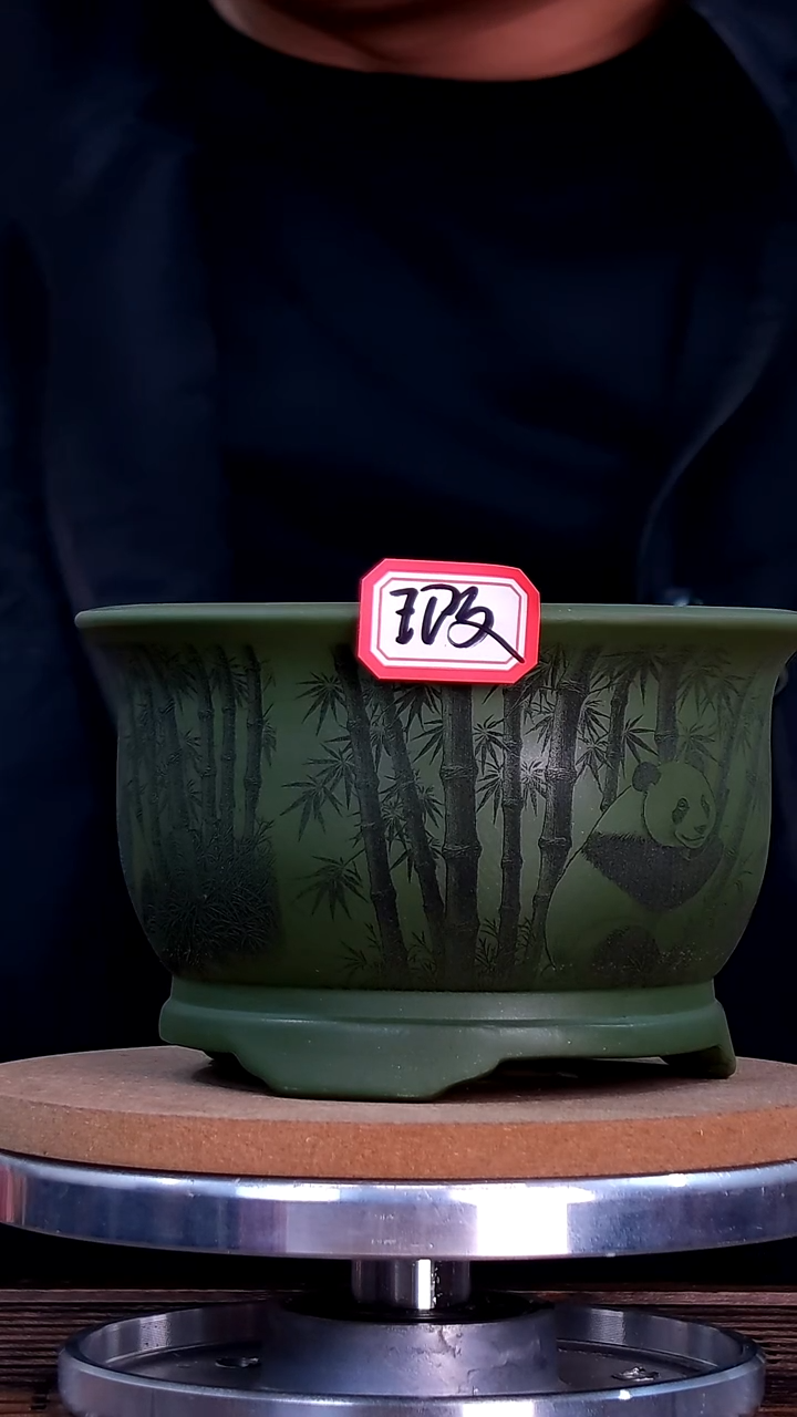 紫砂花盆紫砂花盆内口10-7   微假