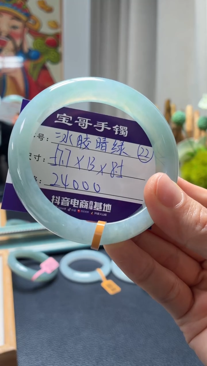 未镶嵌手镯翡翠天*翡翠手镯22号