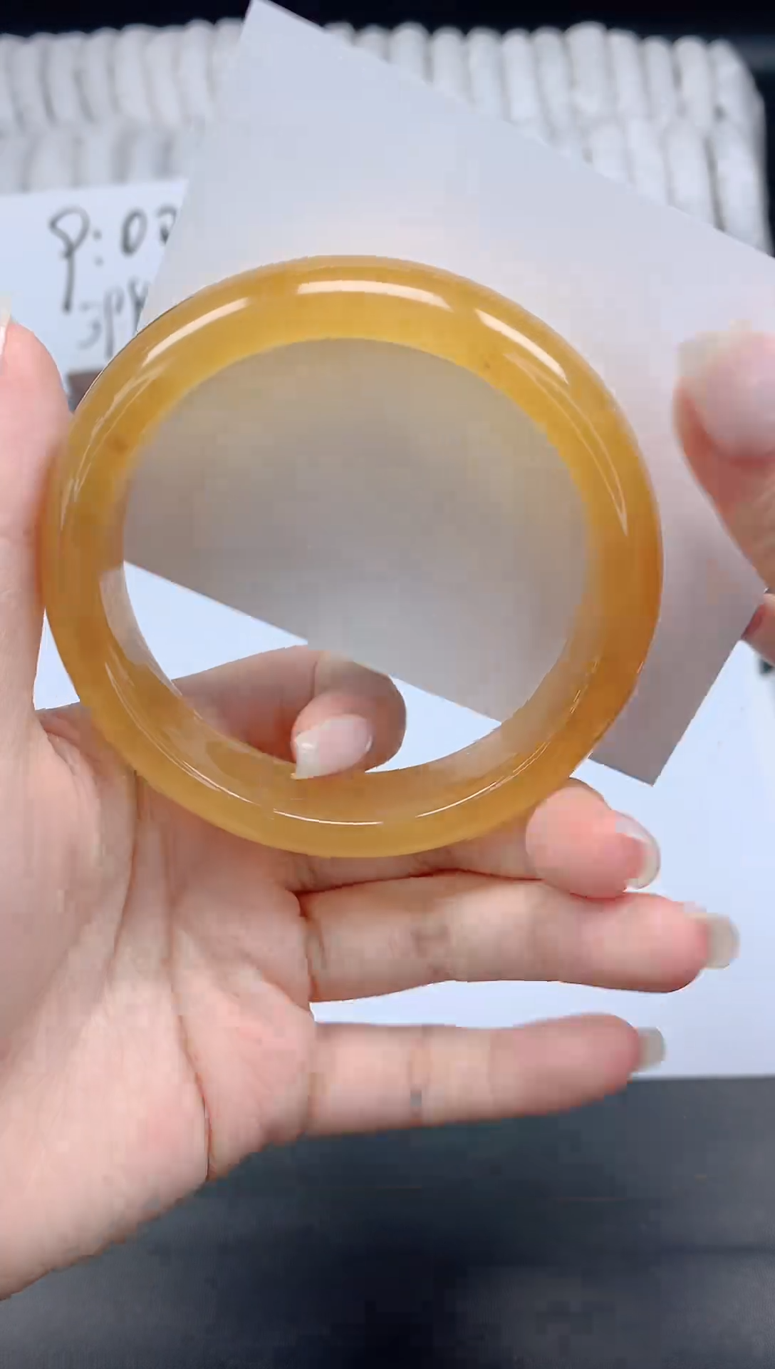 石英质玉手镯未镶嵌K190-61