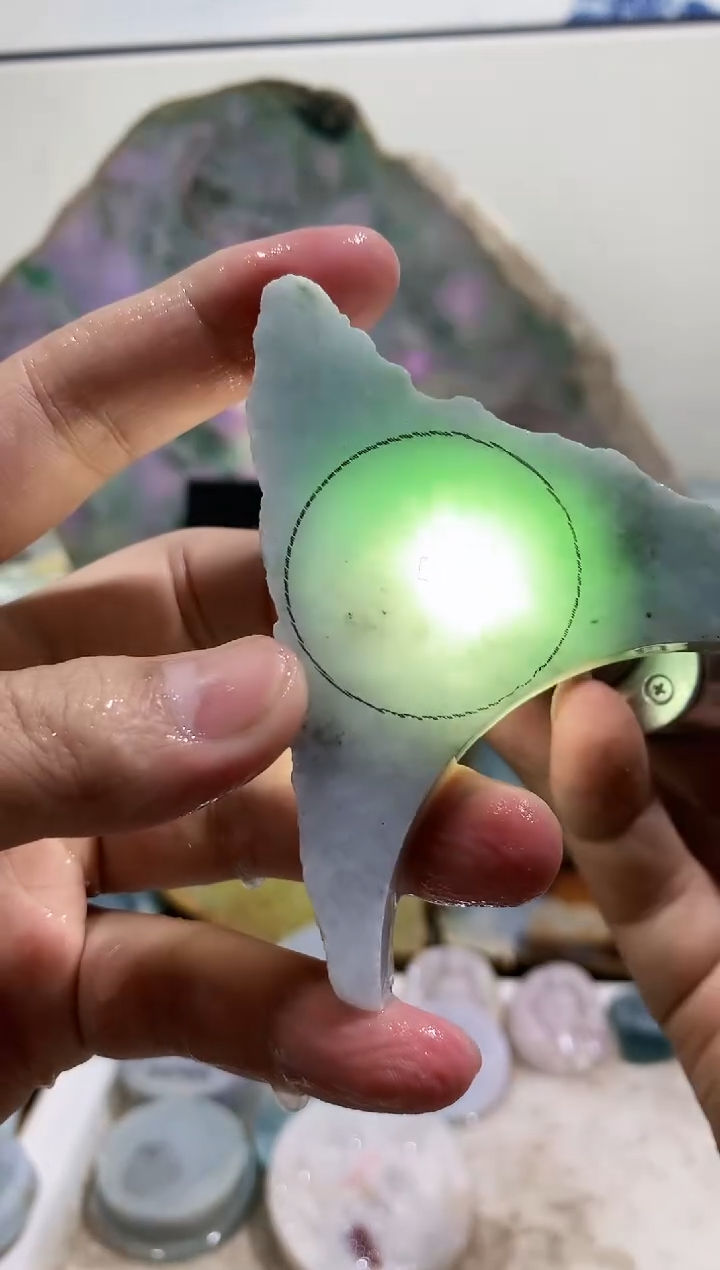 裸石翡翠0蒙0翡翠珠宝688