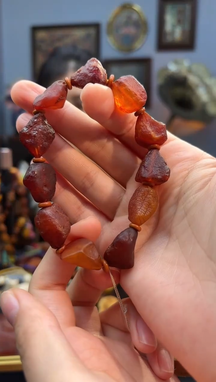 手串琥珀未镶嵌手串