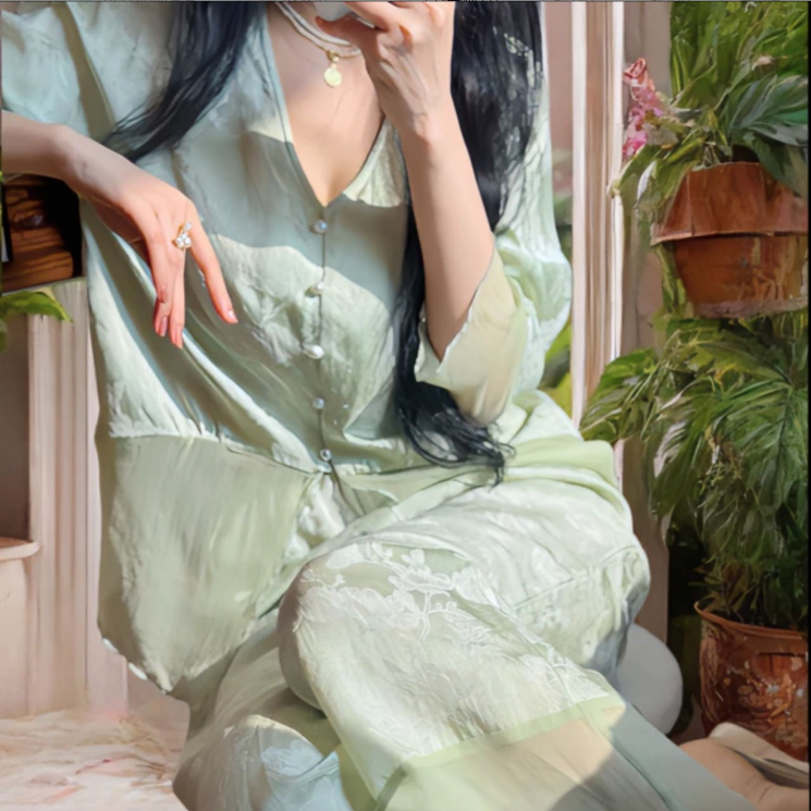 2025年春秋夏季新款厂家可外穿睡衣家居服女款甜美可爱网红同款