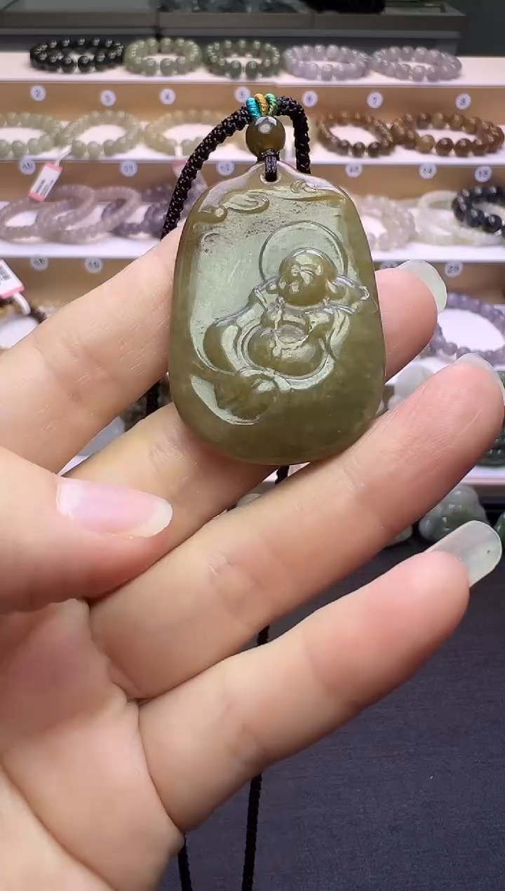 颈饰未镶嵌和田玉27号链接约卡45*20*9