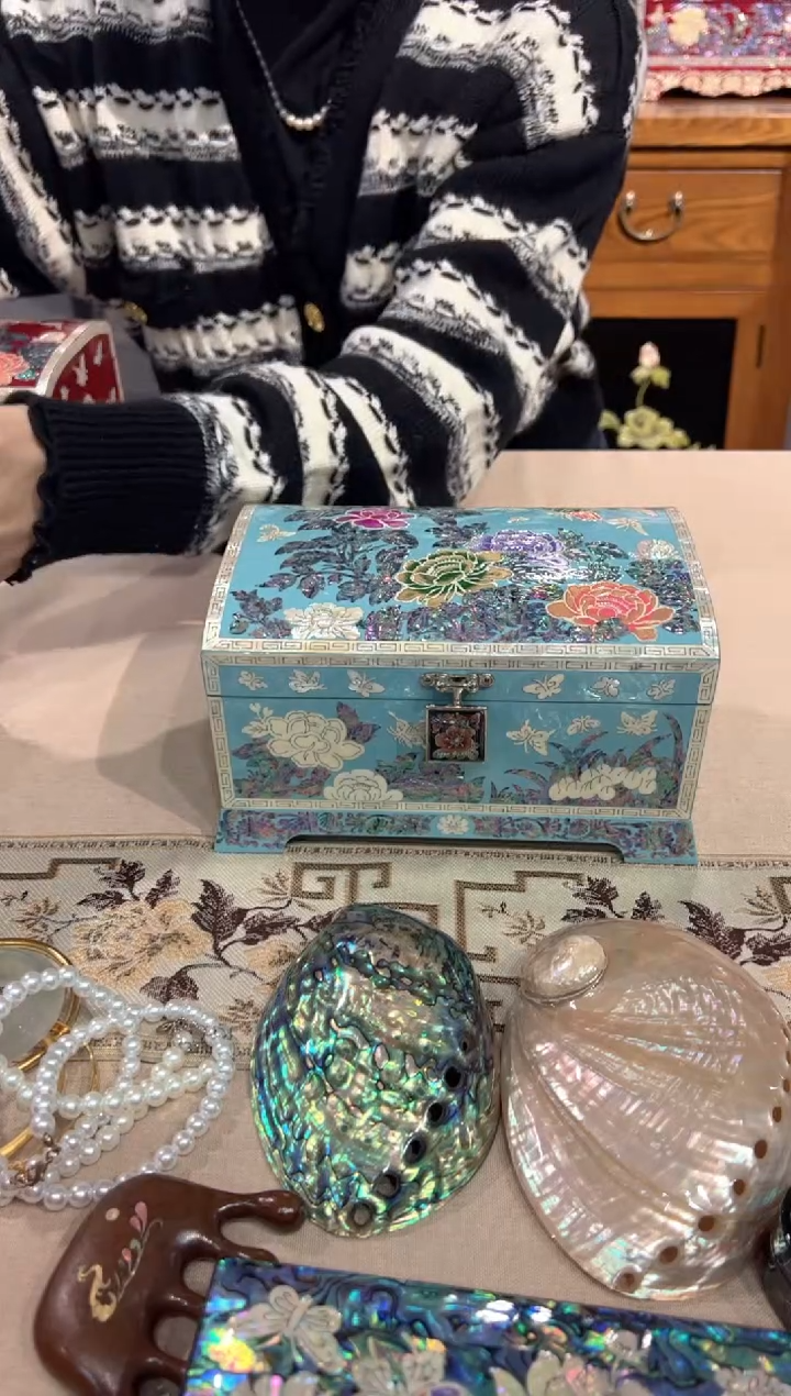 【闪购商品】按扣满贝底·弘贝雅螺钿漆器文化馆