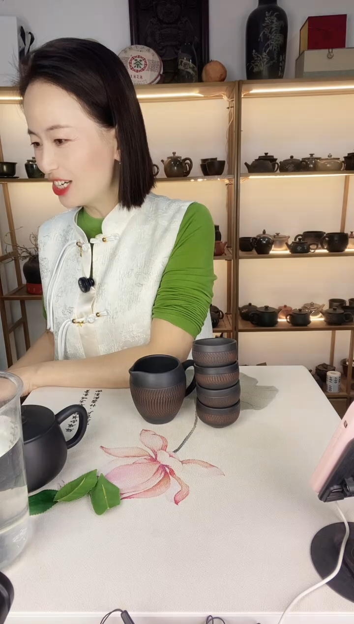 滕****璃公道杯轮回纹加客杯四个