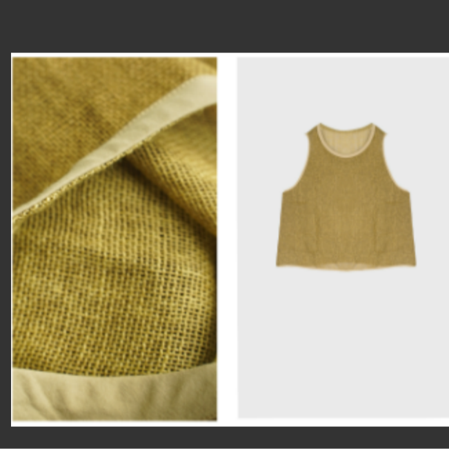 亚麻咖语背心【黄昏暮晨】