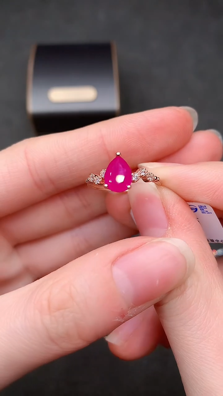 【闪购商品】红宝石戒指银S925镶嵌.......