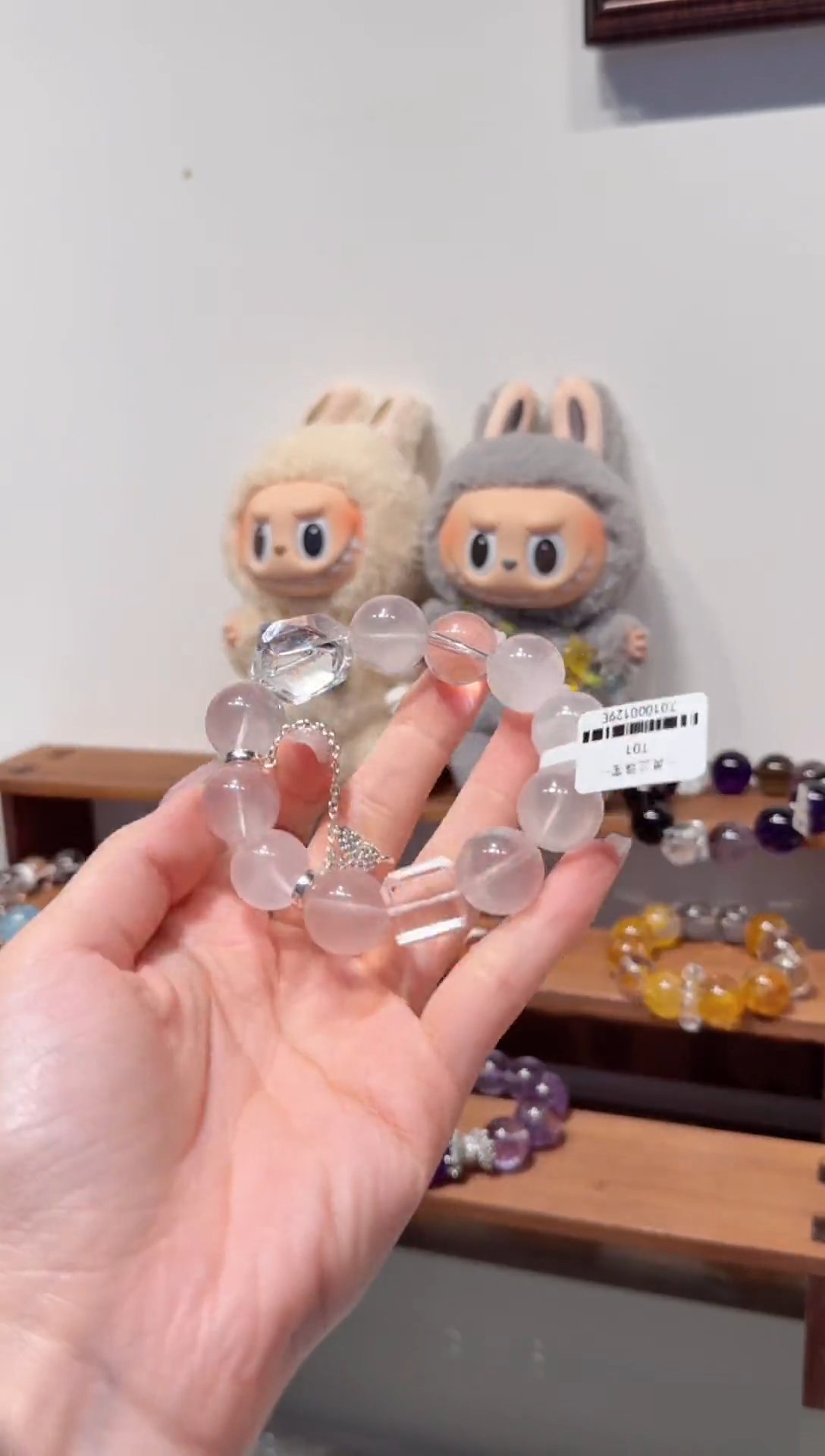 水晶手串未镶嵌時***～拍2单发一串 多样性发货