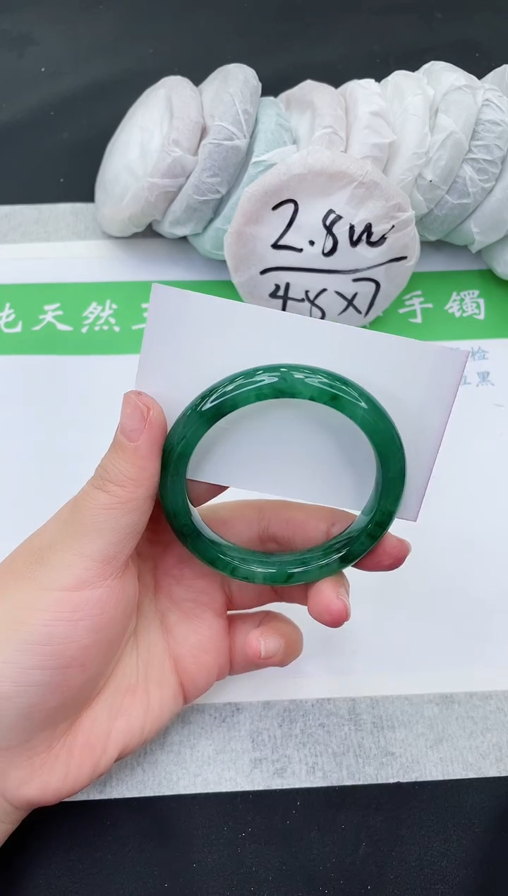 【闪购商品】石英质玉手镯未镶嵌FZC202-54+