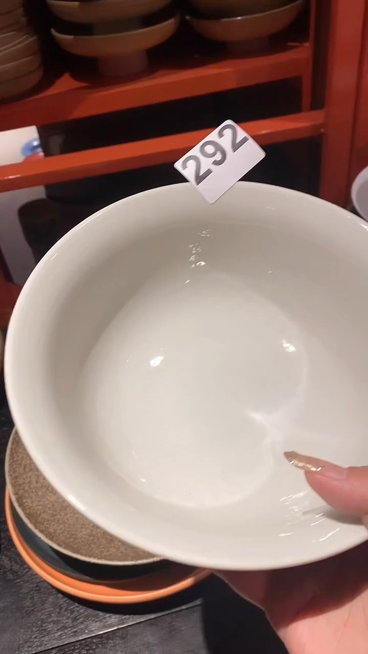 【闪购商品】碗292外郎红敞口面碗     