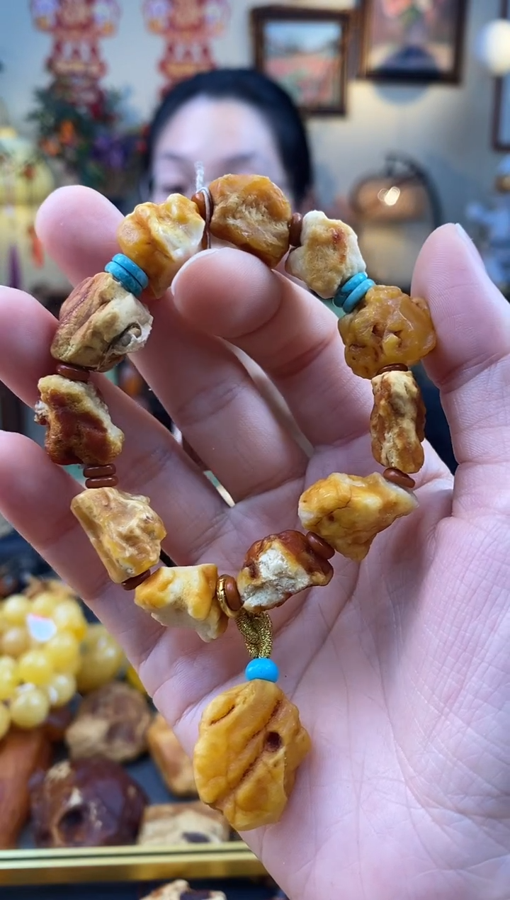 未镶嵌琥珀手串手串